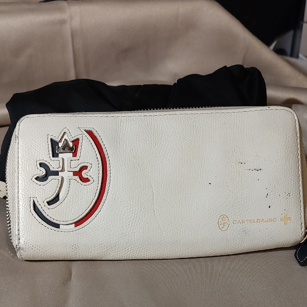 White Leather Wallet